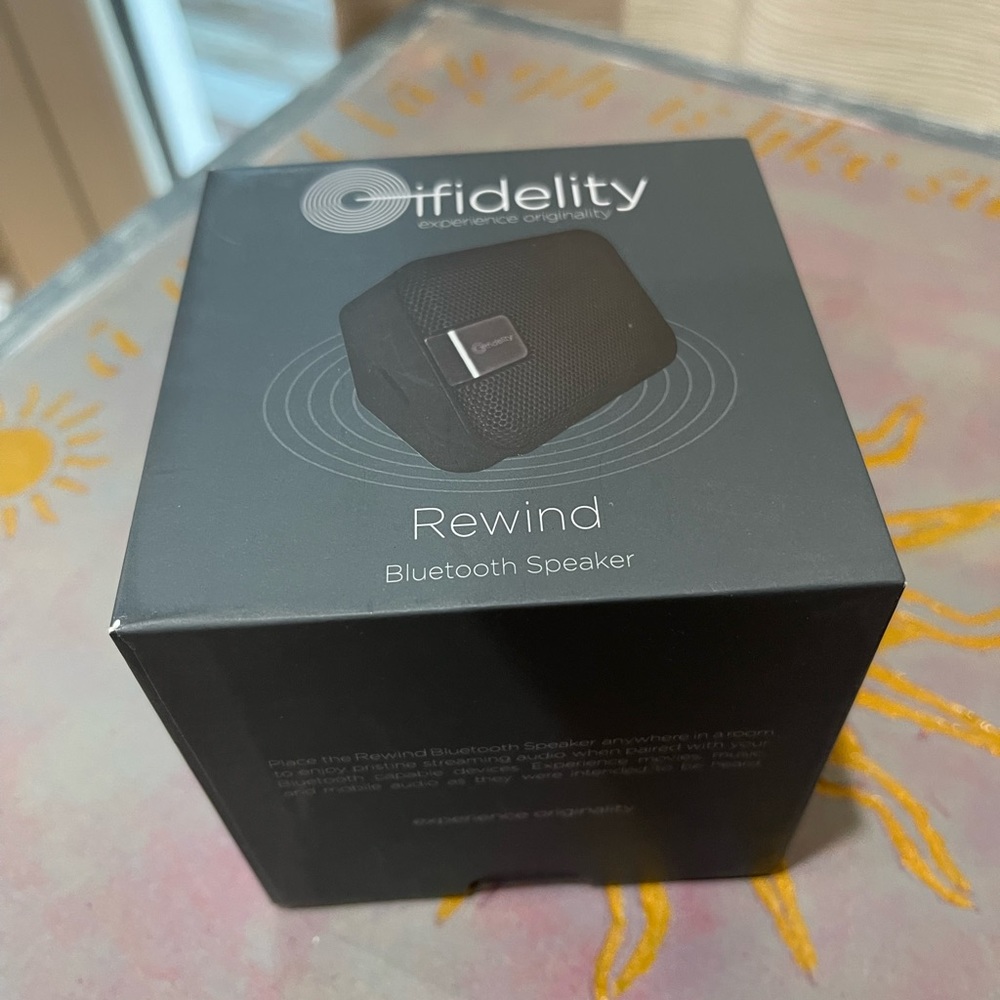 iFidelity Rewind Bluetooth Speaker - NEW IN BOX